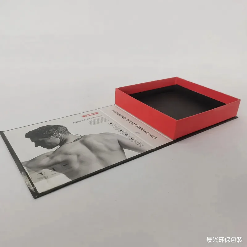 Flip carton with foil brand mark