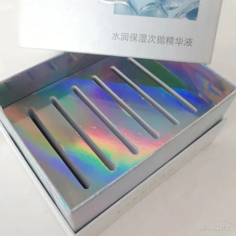 Cosmetics box with foam insert